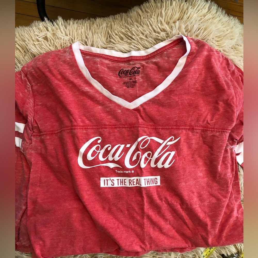 Red Coca Cola long sleeve T-shirt!